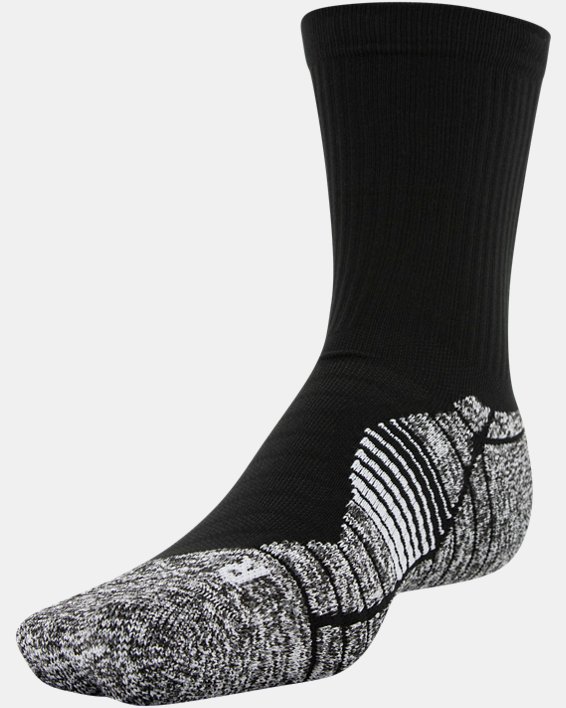 Chaussettes UA Elevated+ Performance pour homme, paq. 3, White, pdpMainDesktop image number 5